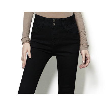 High-Waisted Skinny Pencil Pants