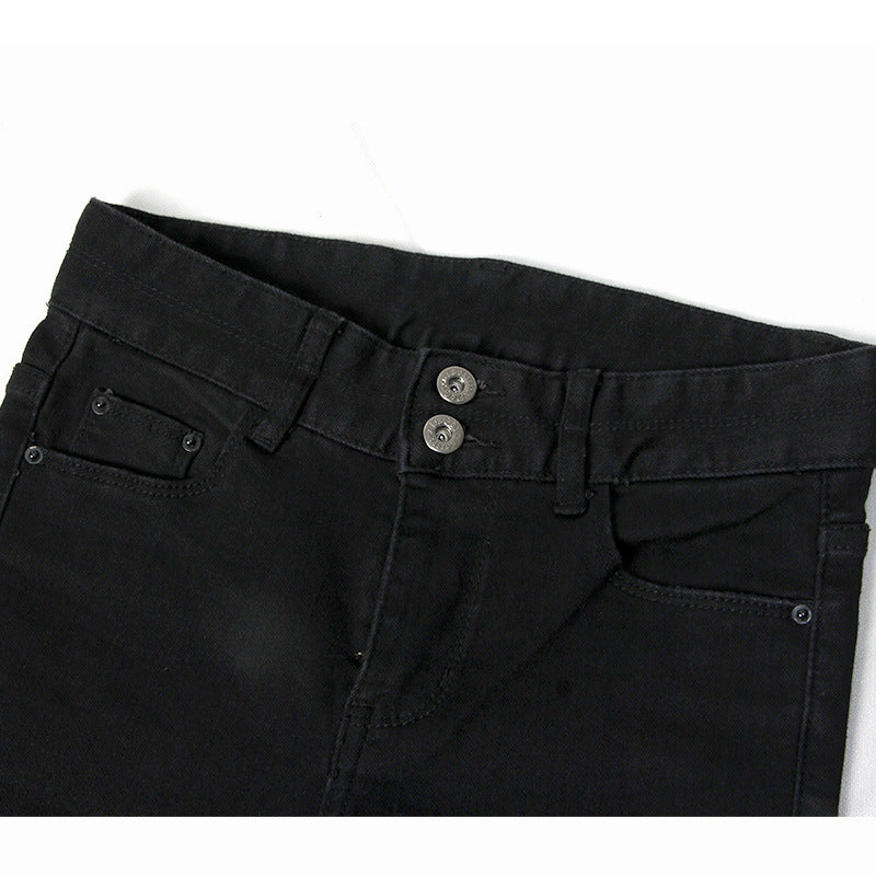 High-Waisted Skinny Pencil Pants