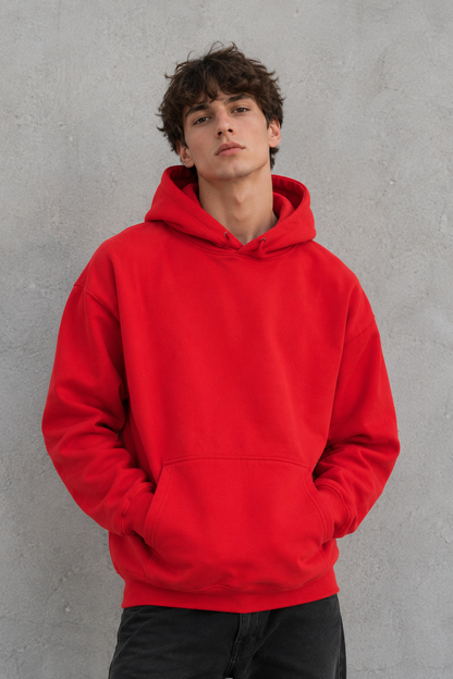 Men's Fleece Hoodie, Cotton Warm Hooded Sweatshirt